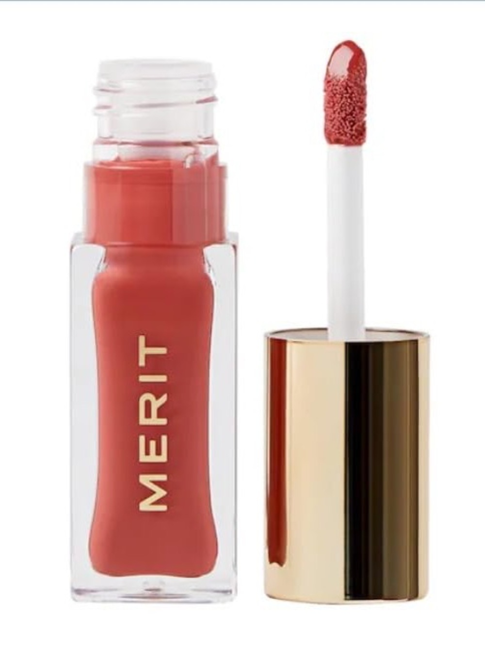 Merit Tinted Lip Oil in Pink Beet - Picture 2 of 3